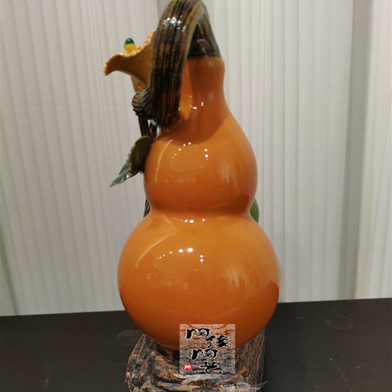 陶瓷工艺品 石湾公仔 小型葫芦摆件 福临门,家居饰品,桌面摆件,淘宝优惠券,粉丝福利购,淘宝优惠卷