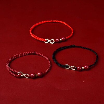 Benmingnian Red Rope Brlet Female Unlimited Rich Woven Hand