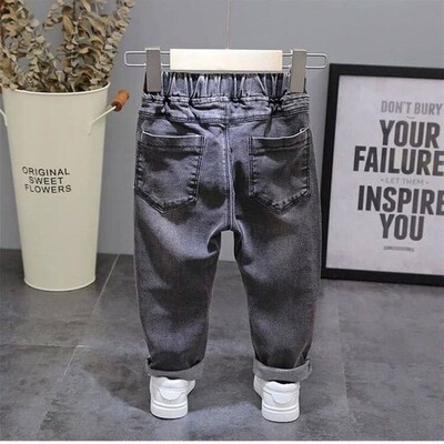 Kids Jogger Pants Toddler Boy Jeans Sretch Denim Trousers Gr