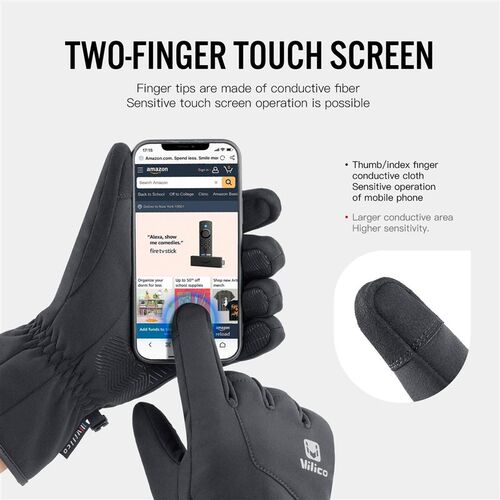 New Waterproof Winter Gloves Men Touchscreen Non-Slip Unisex