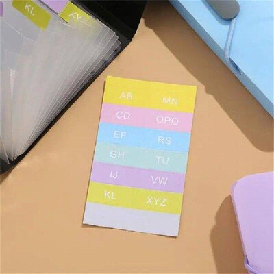 A6 Expanding File Folder Buckle Wallet Organ Bag Documents