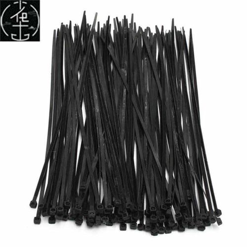 100pcs Nylon Plastic 5*350mm Cable Ties Long Wire Self-Locki