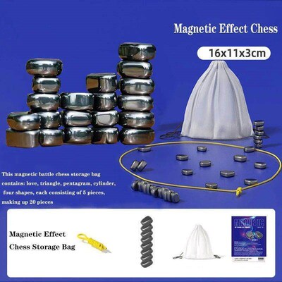 Magnet Chess Battle Set Magnetic Effect Educational Game Po
