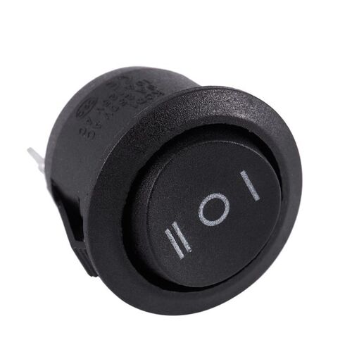 2 x AC 6A/250V 10A/125V 3 Pin SPDT ON/OFF/ON 3 Position Roun