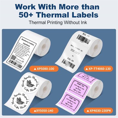 Label Printer M110 Label Maker Barcode Label Printer for Add