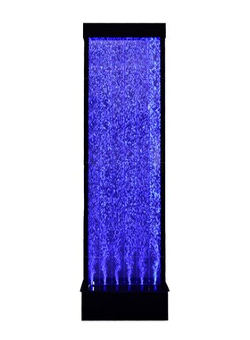 定制大型屏风气泡墙流水幕鱼缸装饰玄关隔断创意水景酒柜水帘新品