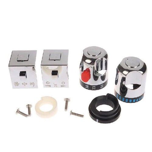 2 PCS Thermostatic Control Handle Switch Water Control