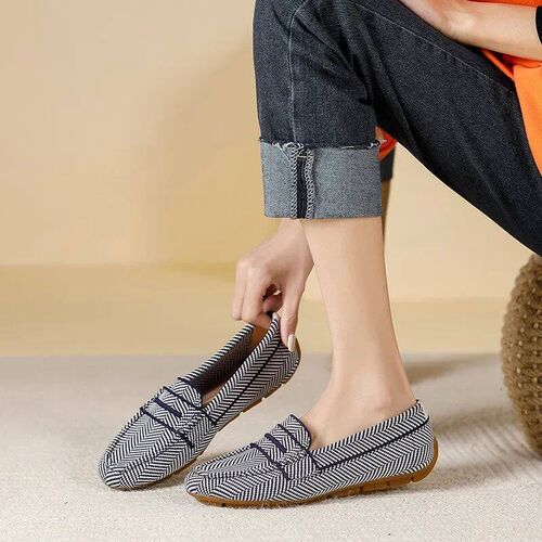 Large Size 34-43 Womens Flat Shoes Soft Sole Anti Slip Casu