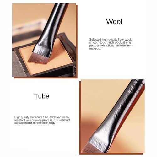 Makeup Brushes Angled Thin Eyebrow Brush Flat Fine Eyeliner