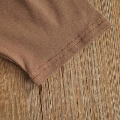 Kids Baby Girls Fashion 2-piece Outfit Set One Shoulder Soli