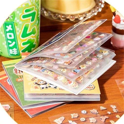 24Pcs/book Cute Die-cut Flash Decorative Stickers Book DIY S