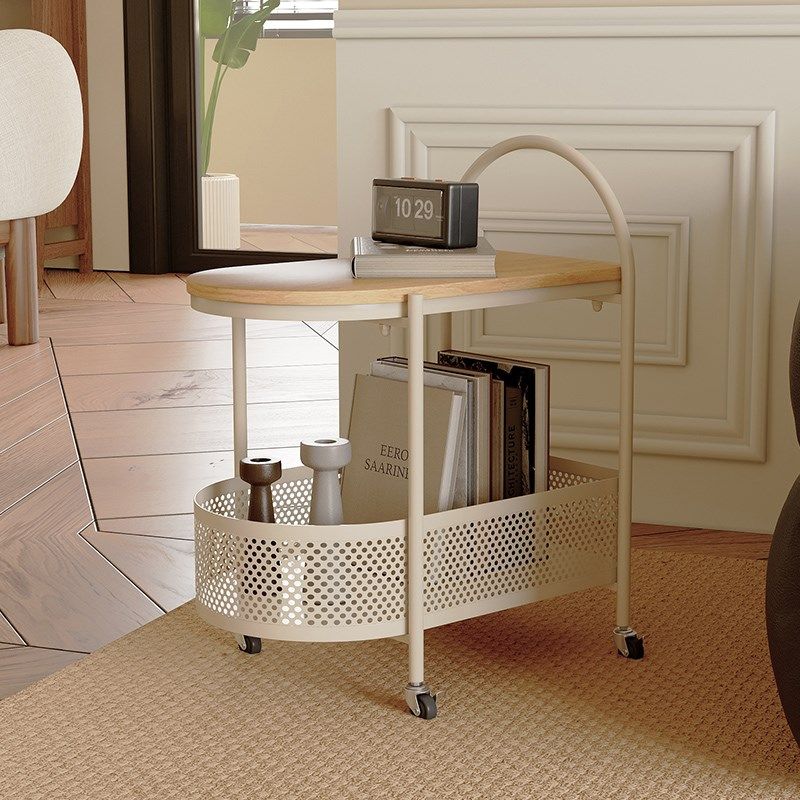 实木沙发边几客厅创意小茶几小户型卧室床头可移动高级感带轮推车,住宅家具,移动边几/推车,淘宝优惠券,粉丝福利购,淘宝优惠卷