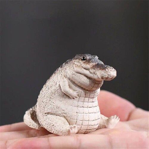 Boutique Purple Sand Tea Petting Little Crocodile Tea Pet