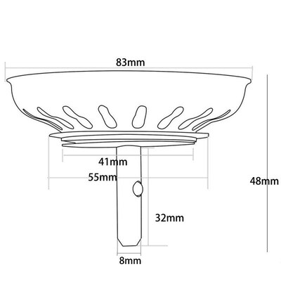 Kitchen Sink Strainer Plug Water Basin Sink Drain Filter