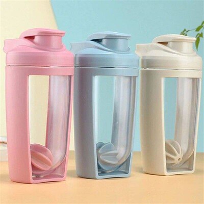 500ml Protein Shaker Bottle Leak Proof Fitness Shaker Cup