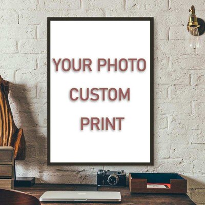 Custom Print  Painting By Your Photo  Poster Personal Gift C