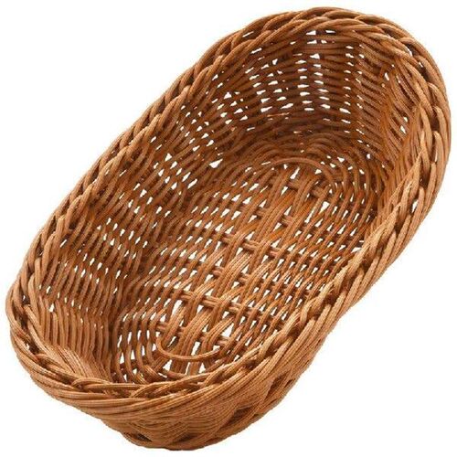 ABWP-Oval Wicker Woven Bread Basket, 10.2Inch Storage