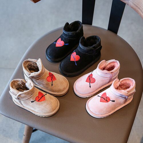 Childrens Snow Boots 2025 Plus Velvet And Thickened Girls