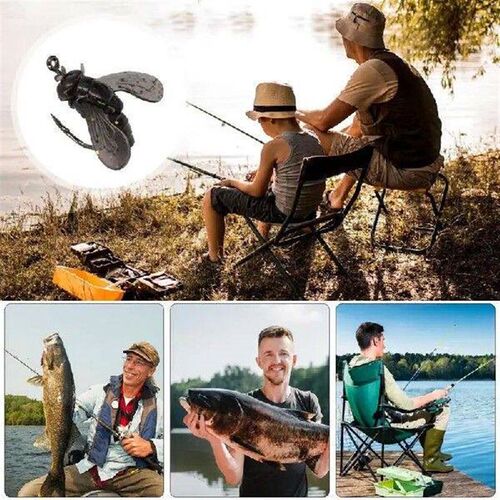 Fly Fishing Lure 30X Fly Fishing Hook Bait Realistic Fly