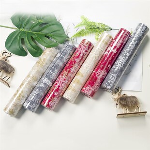 table Christmas printed polyester flag decorations