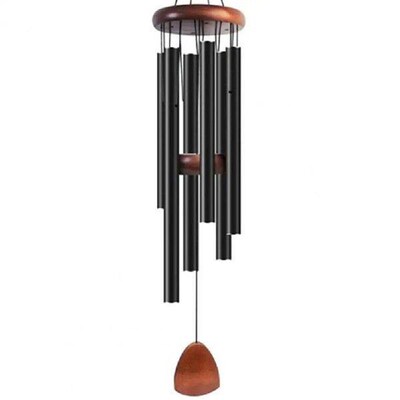 Metal Hook Wind Chime Wooden Wind Chime Soothing Melody