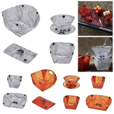 Outdoor Portable Tableware Space Saving Multi-Purpose