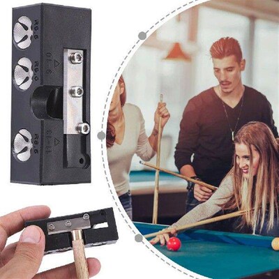 9-in-1 Billiard Cue Tip Grinding Tool Multifunctional