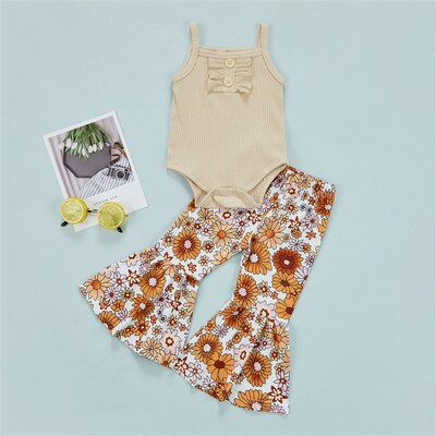 Citgeett Summer Lovely Infant Baby Girls Clothes Sets Strap
