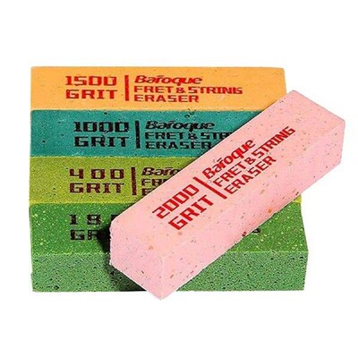 5x Fret Erasers for Guitar, Fret Polishing Cleaner, Frets