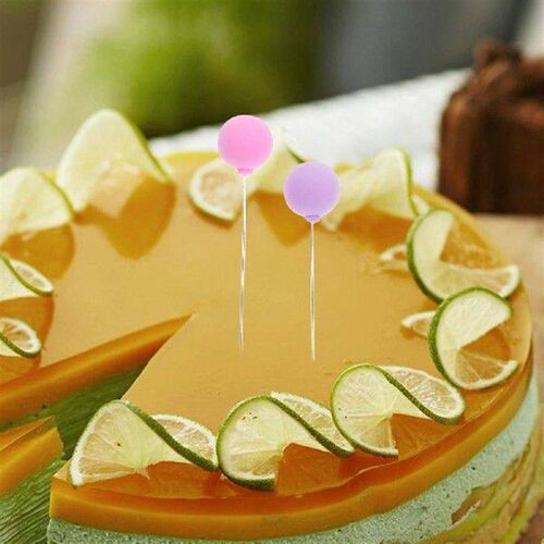 16 Pcs Cake Decoration Rainbow Balloon Toppers Macaroon