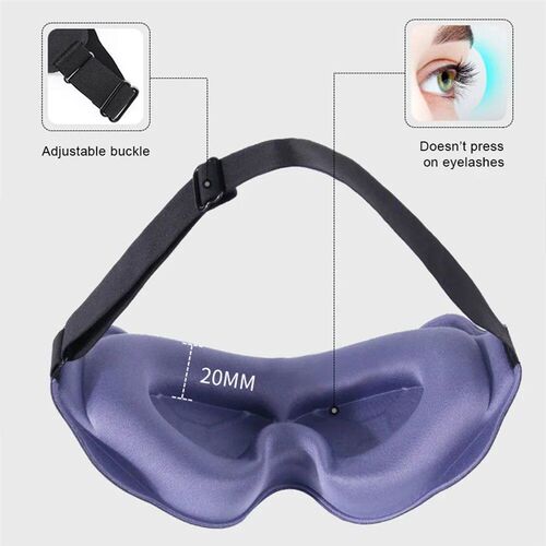 3D Sleep Mask Sleeping Aid Blindfold Block Out Light Portabl