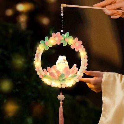 Cute Handmade Mid-Autumn Festival Lantern Handheld Mini