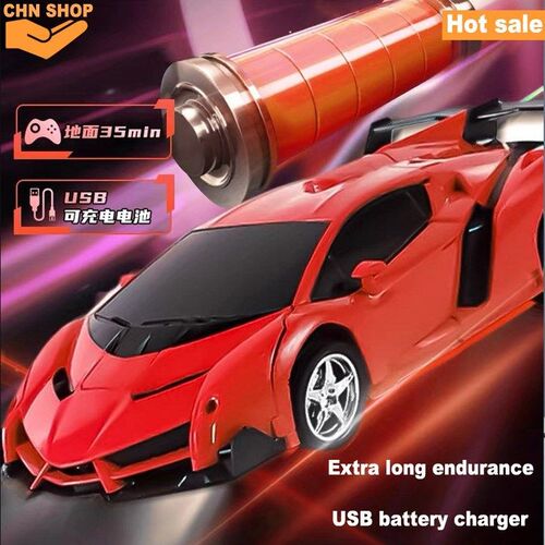 Remote control toy car Childrens Toys Deformation toy car