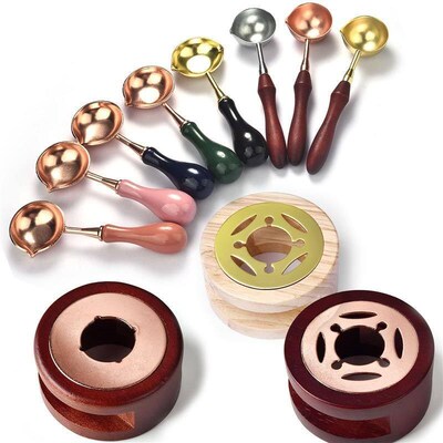 Wooden Sealing Stove Sealing Wax Furnace Stove Fire Paint St