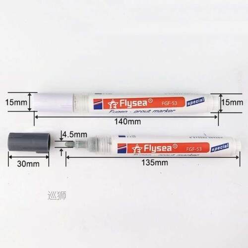 Tile White Mark Pen Gaps Repair Refill Grout Refresher Paint