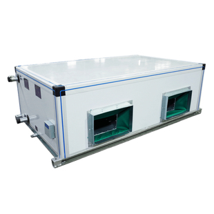 吊顶式水冷中央空调机净化空气新风机组静音柜式射流风机盘管