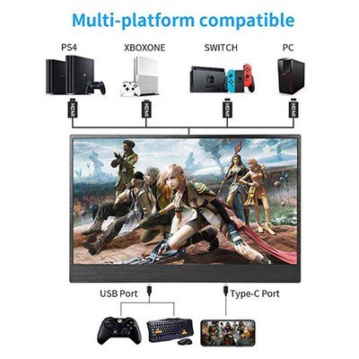 Portable monitor 15.6 inch touch screen pc IPS LCD Display 1