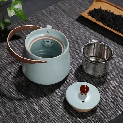Tea Infuser Stainless Steel Tea Strainer Teapot Tea Compartm