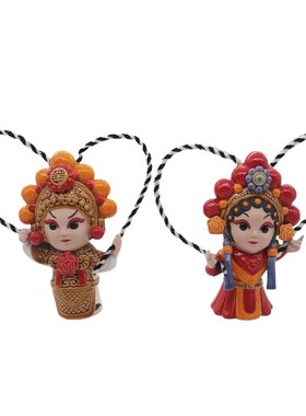 石湾公仔陶瓷戏曲花旦文武生手工摆件戏剧京剧变脸人物创意工礼品