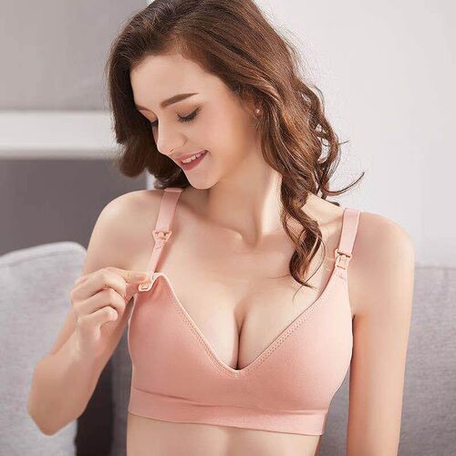 New Breastfeeding Bra Black Maternity Nursing Bra for Feedin
