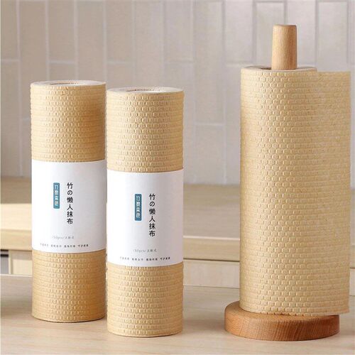 Disposable bamboo lazy cloth kitchen dry and wet dishwashing
