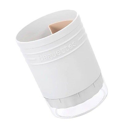 Round Draining Kitchen Utensil Holder Cutlery Storage Box