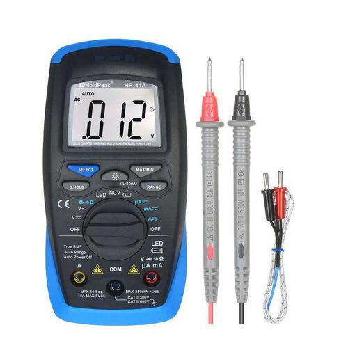 Holdpeak Digital Multimeter TRMS 2000 Counts LCD Auto