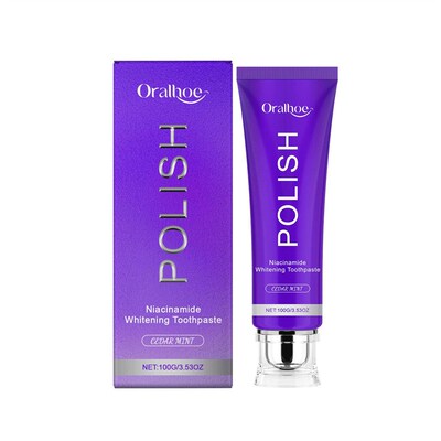 Oralhoe Fresh Breath Toothpaste - Gentle Teeth Cleaning, Sta