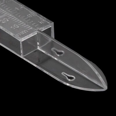 5 Inch Plastic Rain Water Measurement Gauge Outdoor Lawn Cou