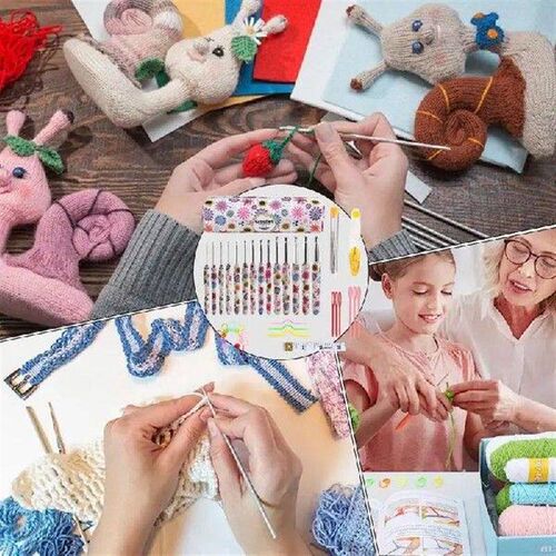 Crochet Hooks Set Crochet Knitting Needles For Beginners