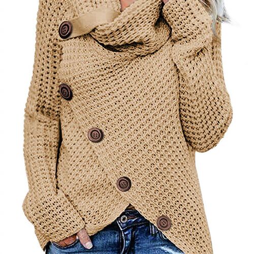 Sweaters Women 2023 Long-Sleeved Sweater New Five-Button