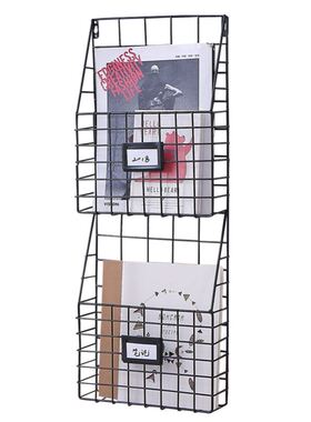 steel newspaper wall holder storage magazine book hanger