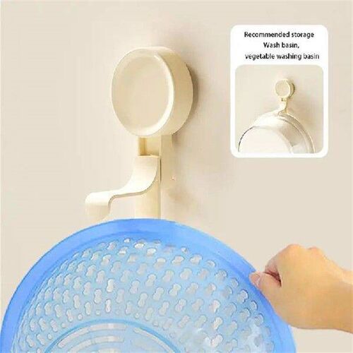 Suction Cup Hooks Suction Cup Bathroom Basin Storage Rack