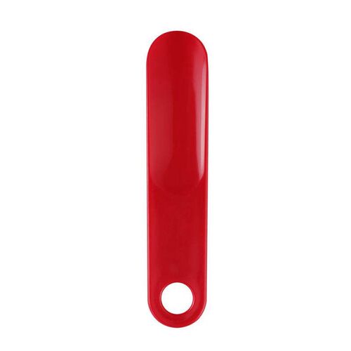 Lazy Persons Shoe Horn - Short Handle, Semi-Transparent, Ho